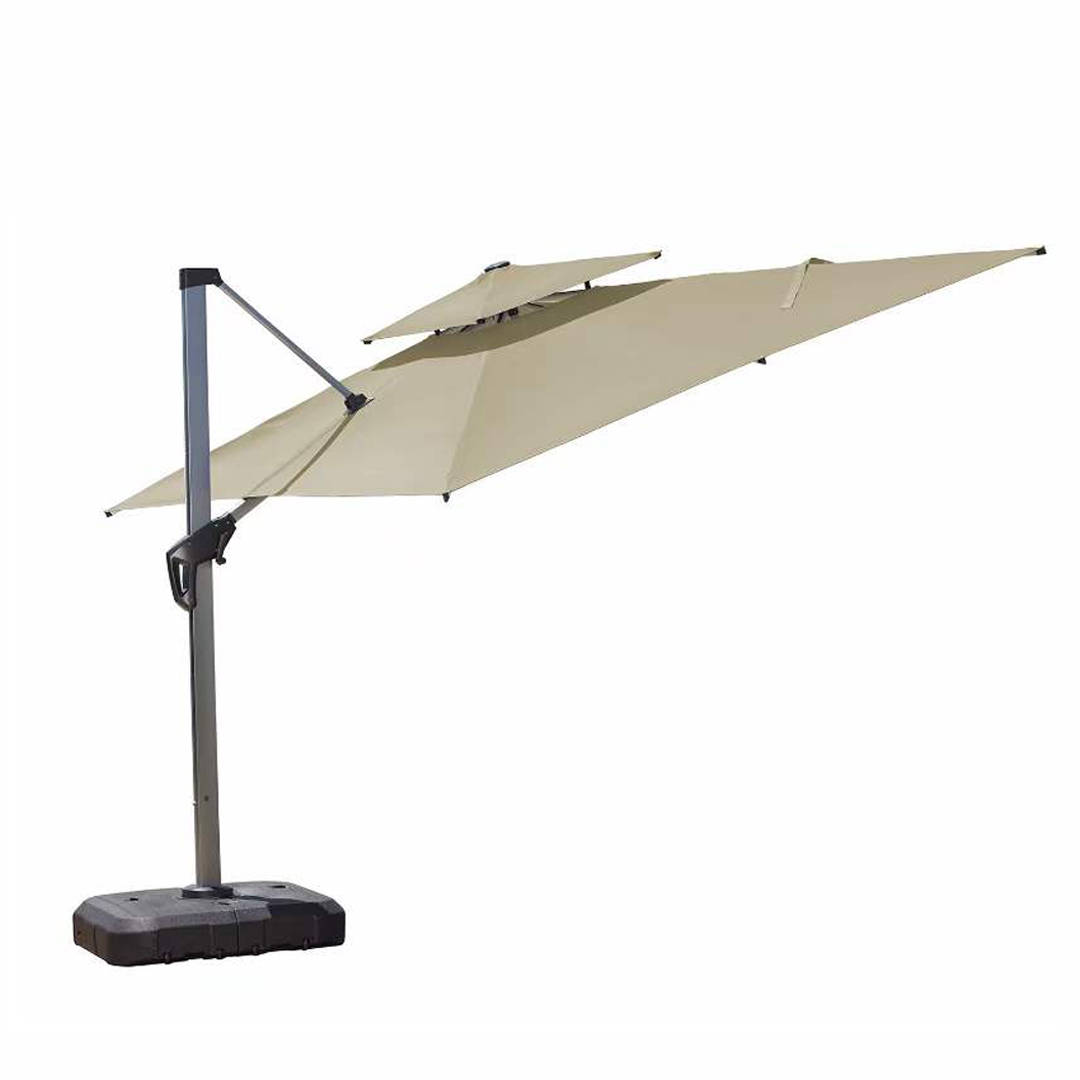 Smart Garden Logo - Decorative Smart Garden Gold Aluminum Parasol
