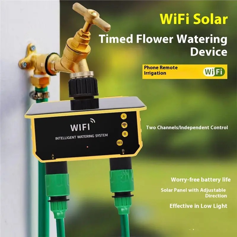 1/2 Outlets WIFI Solar Irrigat - Smart Garden At Home review and price