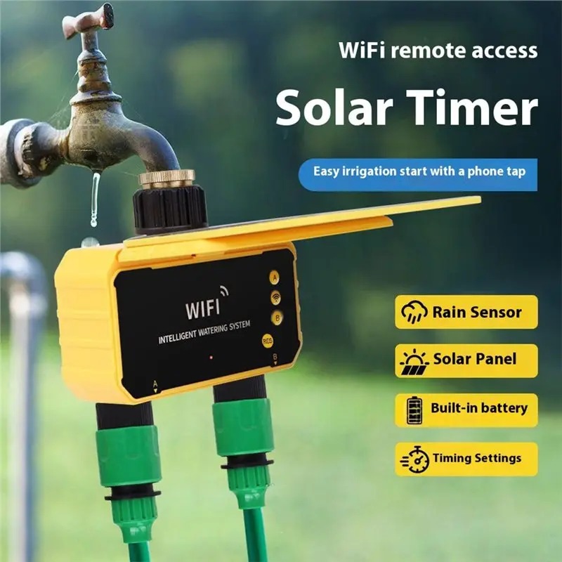 1/2 Outlets WIFI Solar Irrigat - Smart Garden At Home review and price