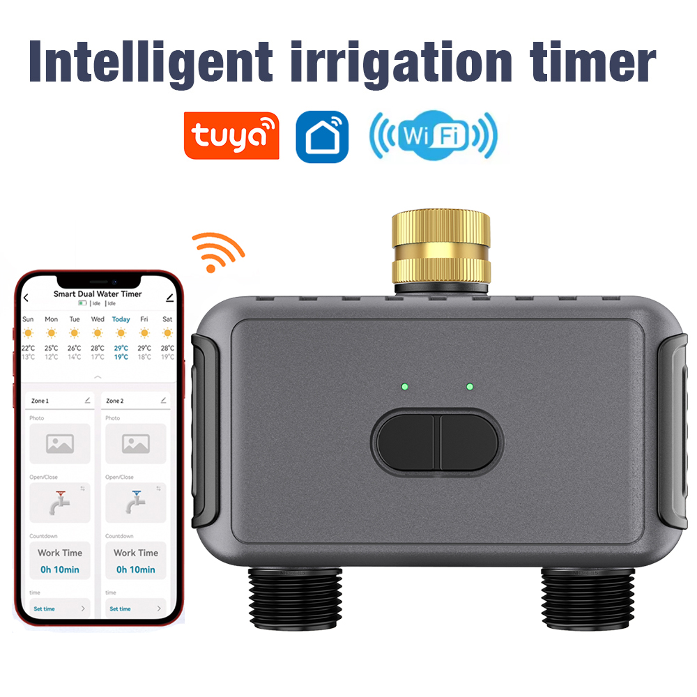 Tuya WiFi Water Timer Smart 2  - Smart Garden At Home review and price
