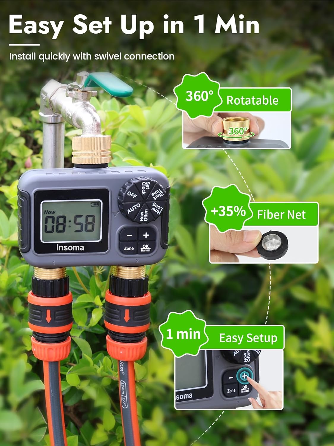 Insoma Smart Irrigation Wateri - Smart Garden At Home review and price
