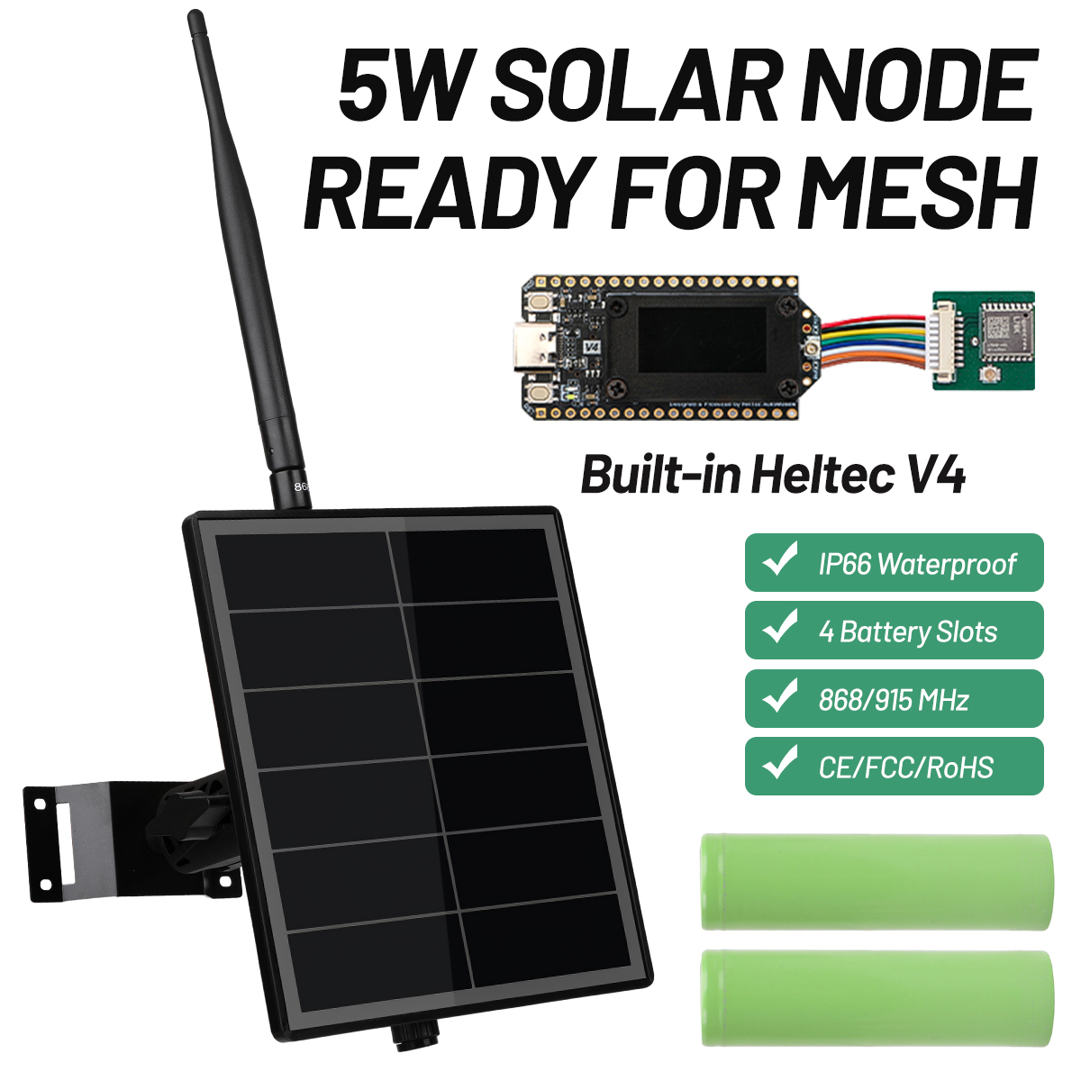 Outdoor Meshtastic Solar Node  - Smart Garden Esp32 review and price