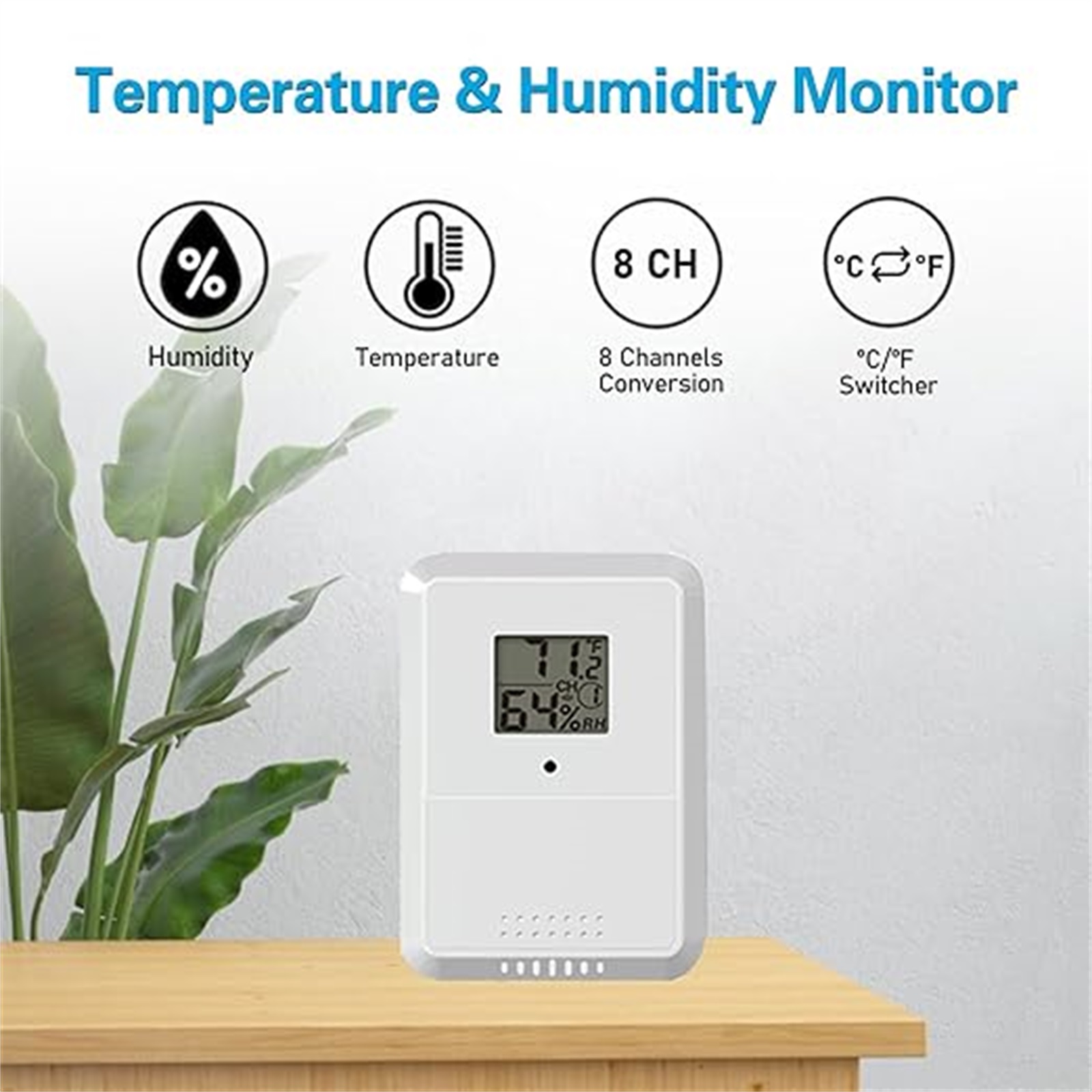 Wireless Temperature & Humidit - Rain Gauge Digital review and price