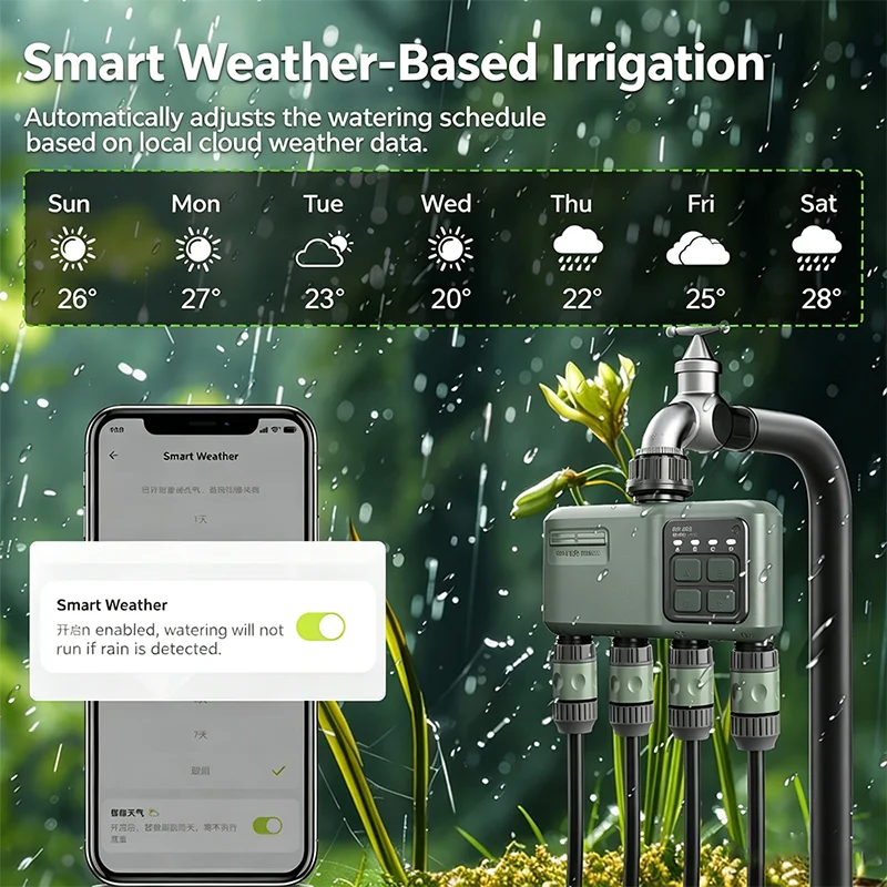 Plant Self Watering System WiF - Smart Garden At Home review and price