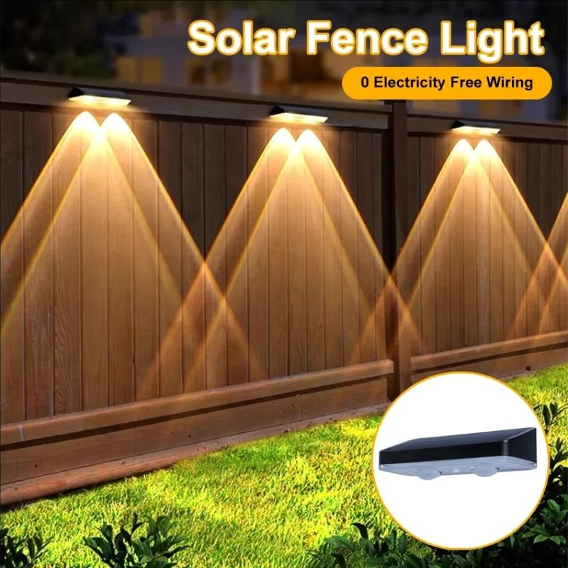 RGB Solar Fence Lights Outdoor - Smart Garden Smart Fence review and price