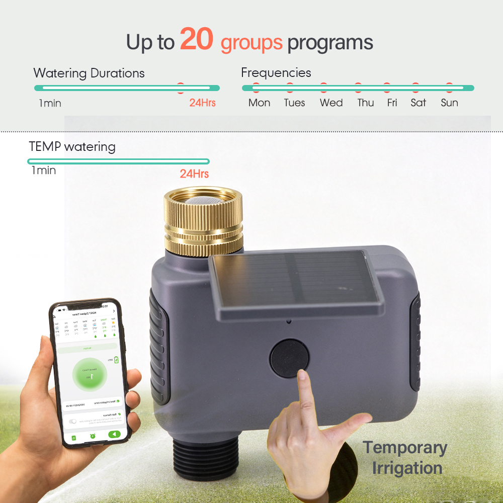 BSP/NPT Tuya Smart Solar Wifi  - Smart Garden Sphagnum Moss review and price