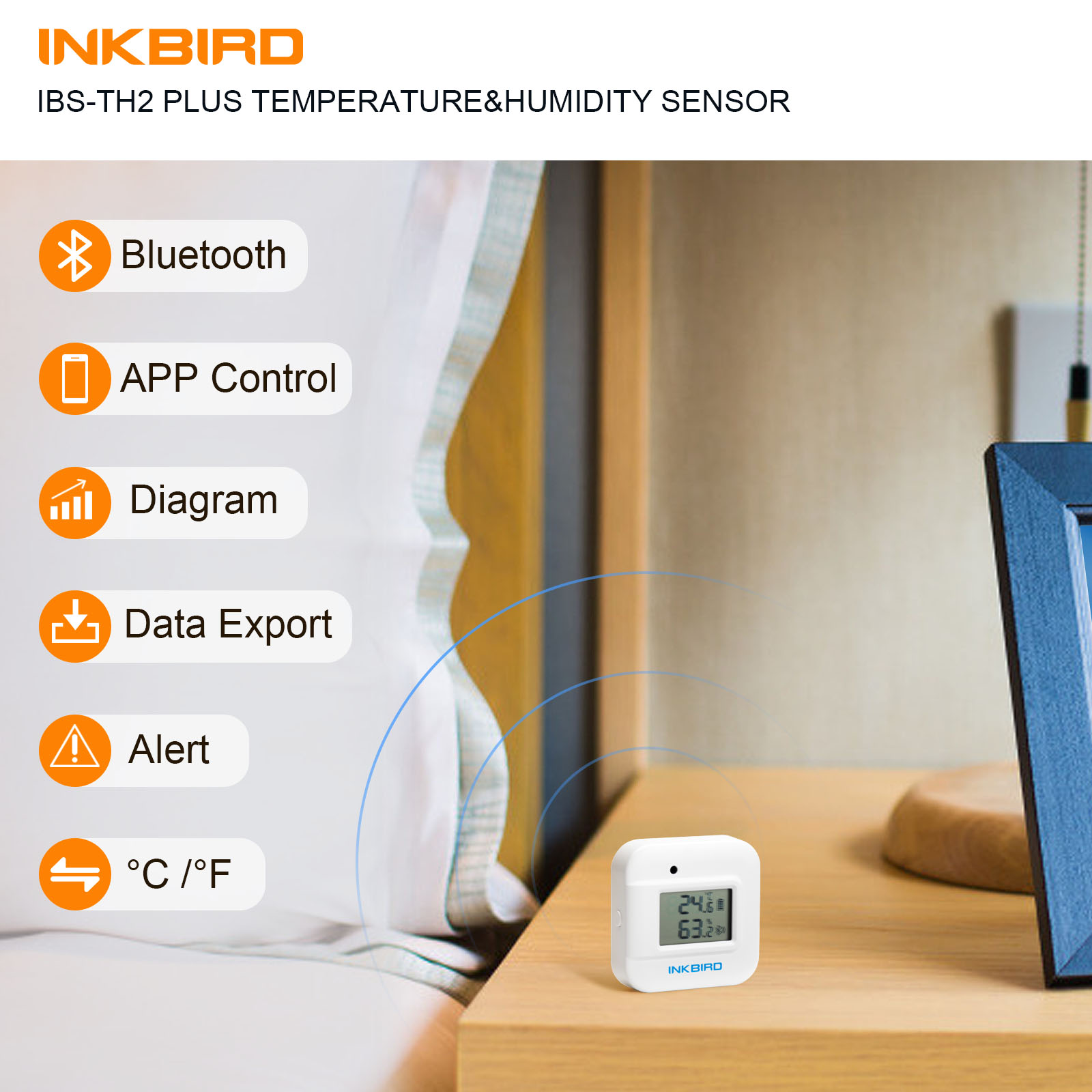 INKBIRD IBS-TH2 Plus Bluetooth - Rain Gauge Digital review and price