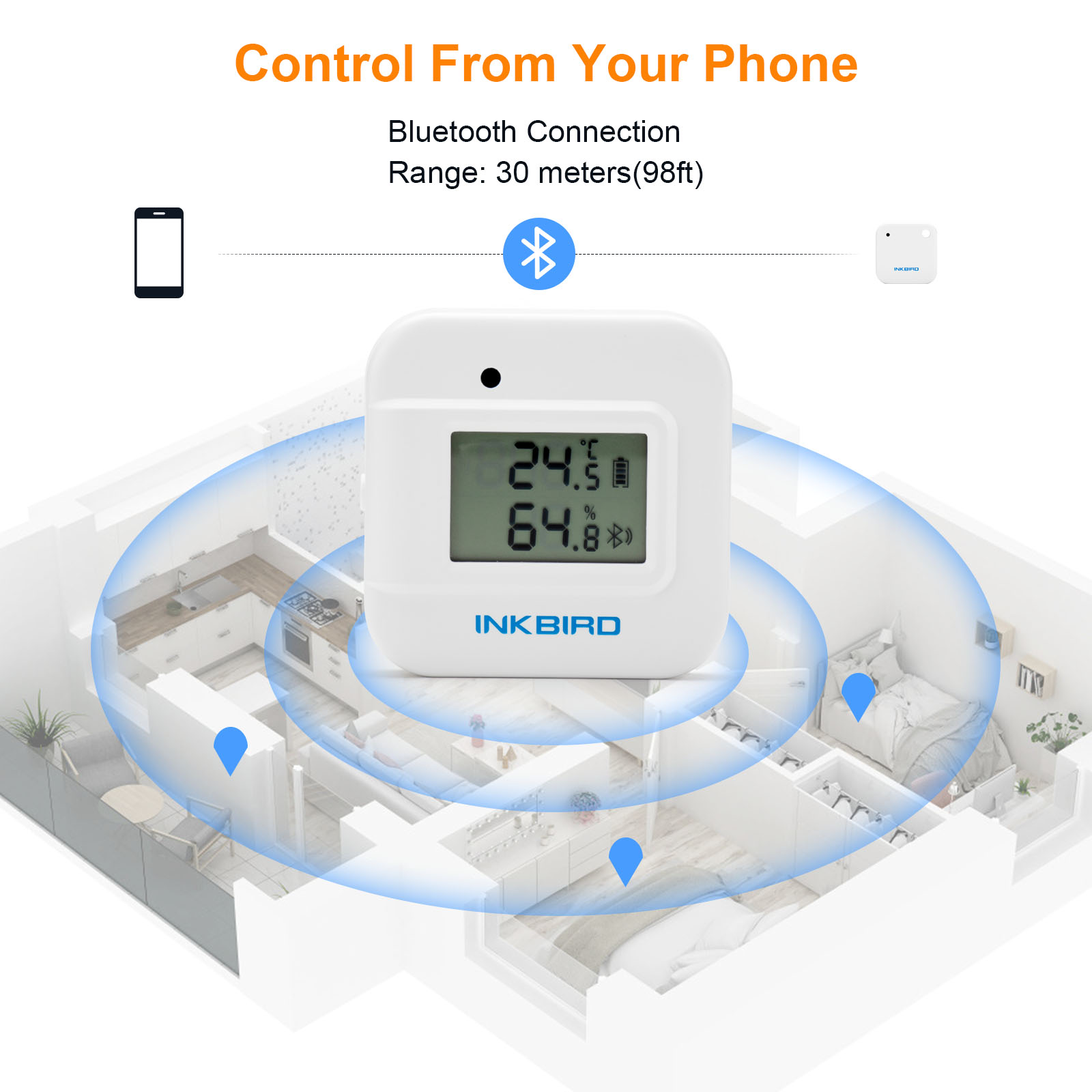 INKBIRD IBS-TH2 Plus Bluetooth - Rain Gauge Digital review and price