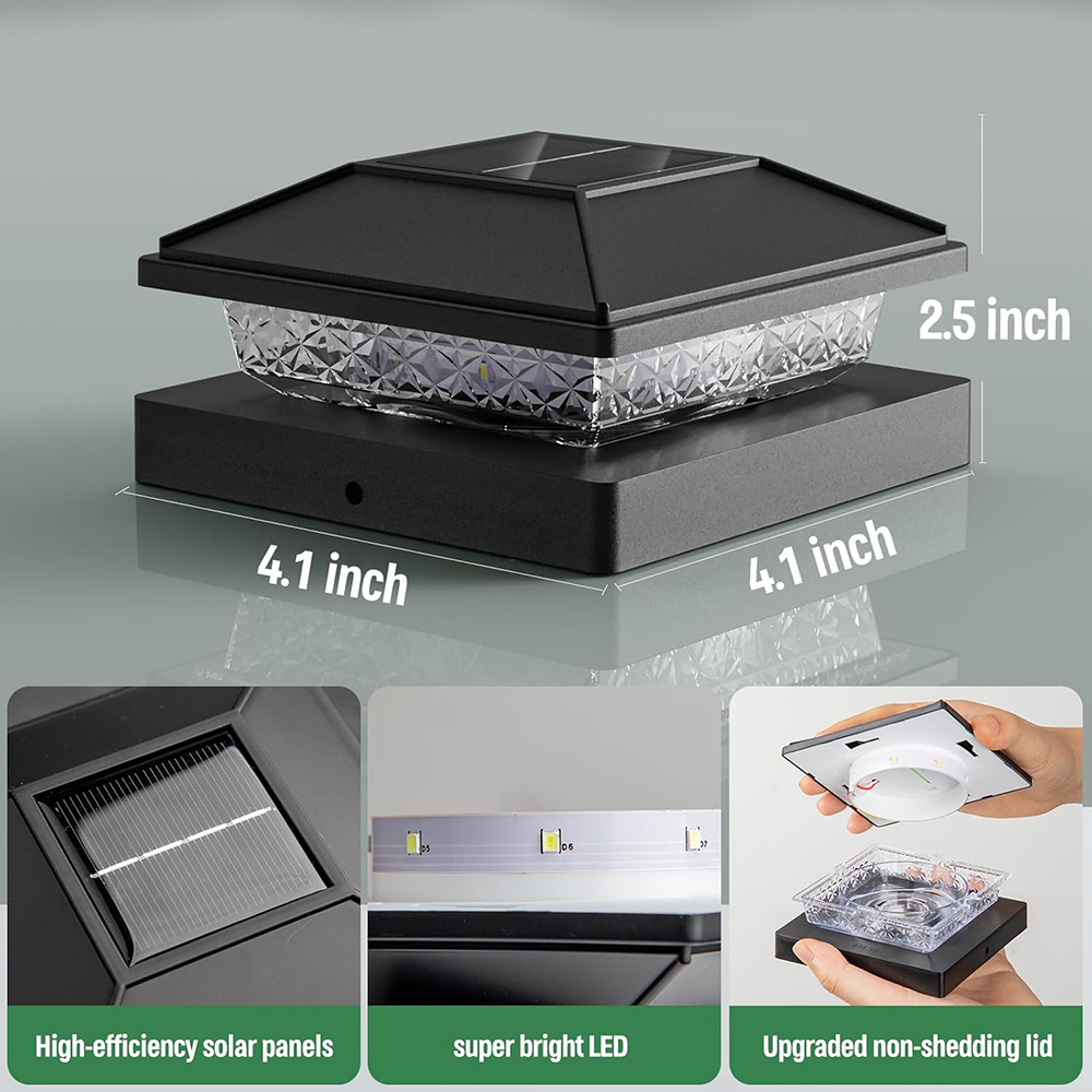 6/12X Outdoor Solar Post Cap L - Smart Garden Smart Fence review and price