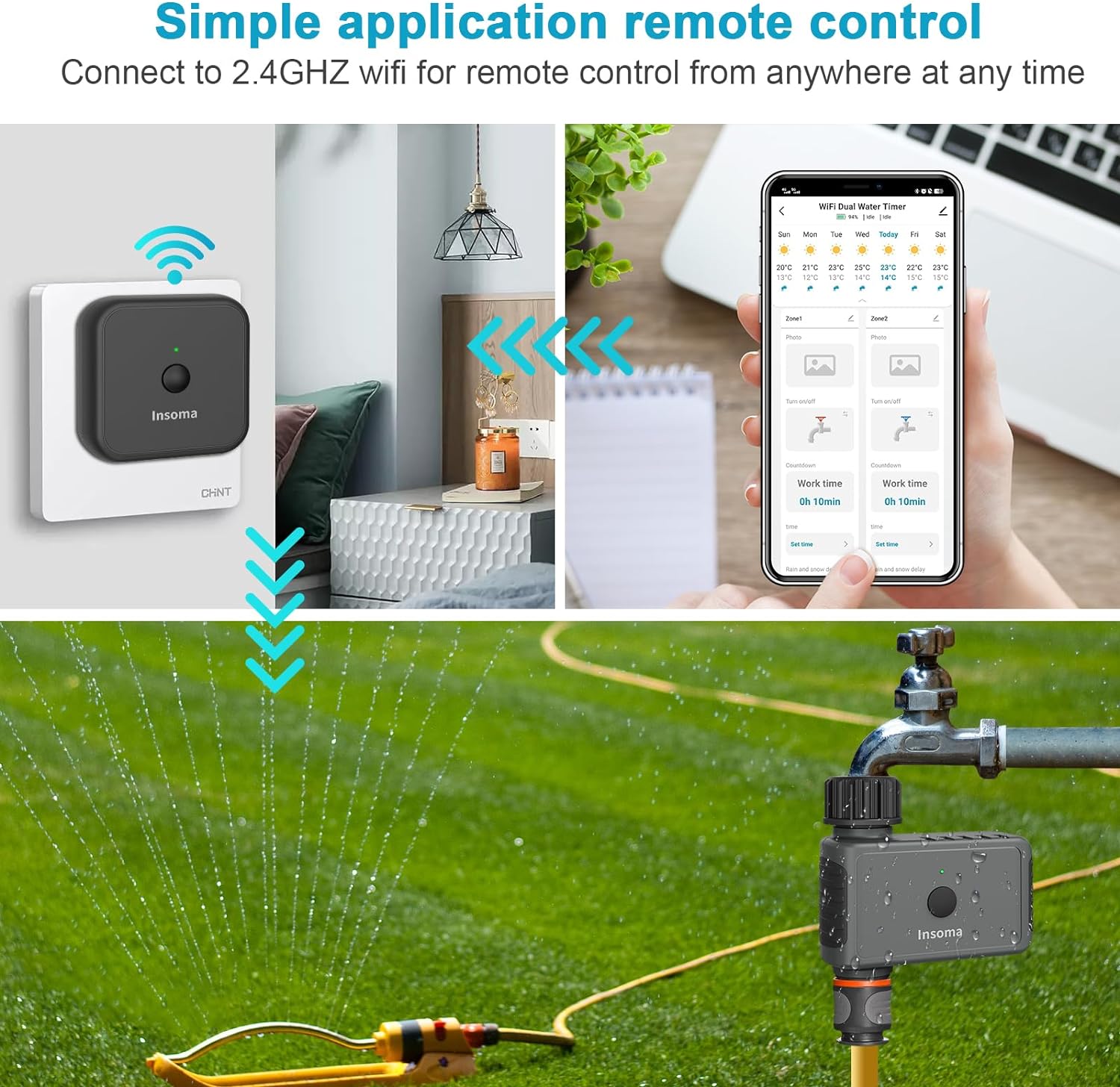 Insoma Wifi Automatic Sprinkle - Smart Garden At Home review and price