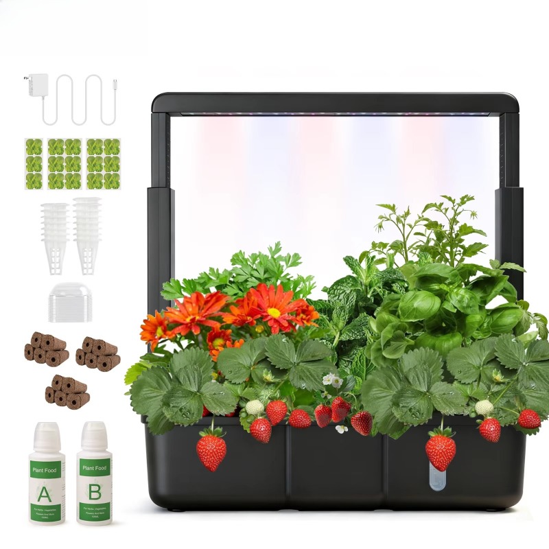 Indoor LED 15 Tube Hydroponics - Smart Garden At Home review and price