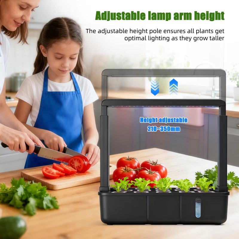 Indoor LED 15 Tube Hydroponics - Smart Garden At Home review and price