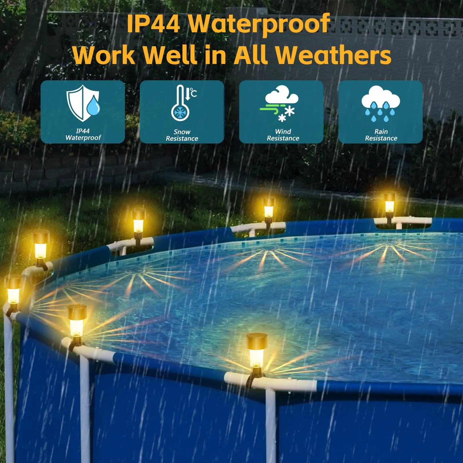 6/10PCSSolar Fence Lights Outd - Smart Garden Smart Fence review and price