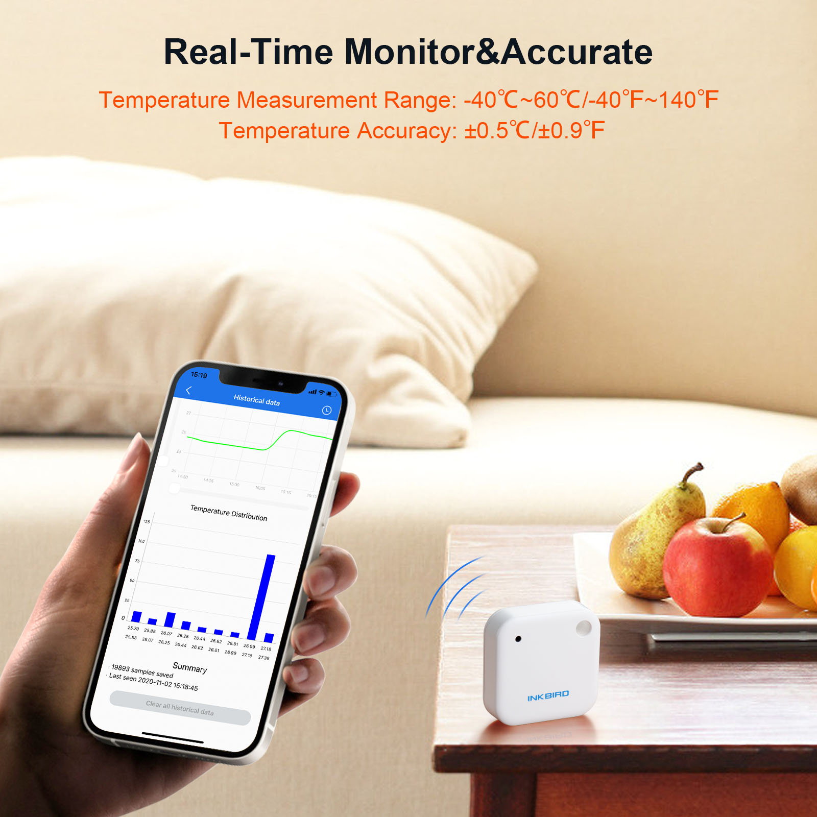 INKBIRD IBS-TH2 Bluetooth Magn - Rain Gauge Digital review and price