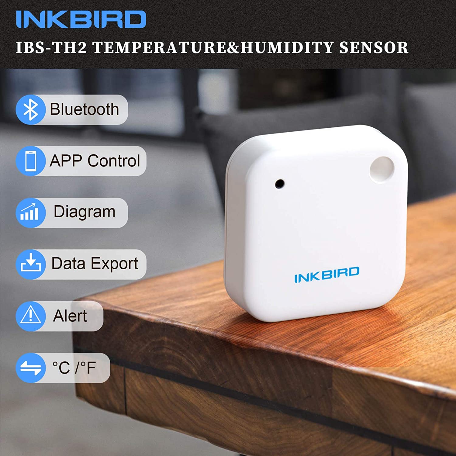 IBS-TH2 Waterproof Bluetooth M - Rain Gauge Digital review and price