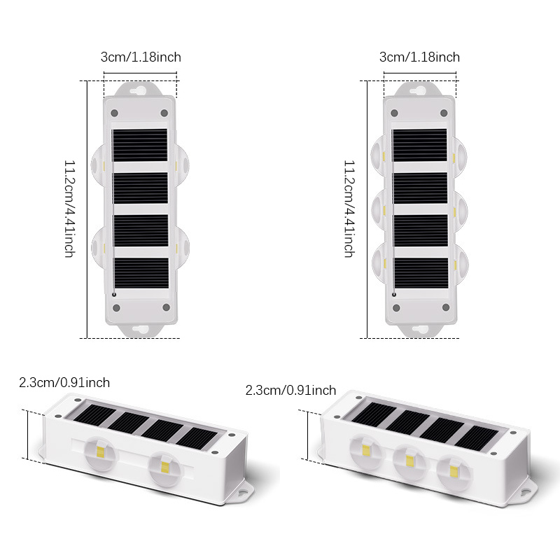 Pop 4Pcs Solar Wall Lights Wit - Smart Garden Smart Fence review and price